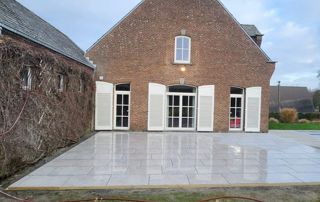 terrasse en dalles céramique