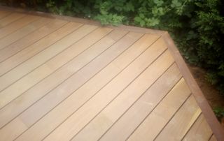 Terrasse en bois exotique