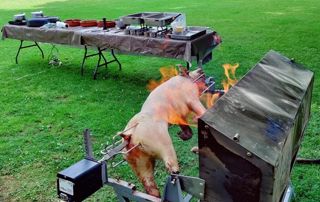 barbecue cochon de lait