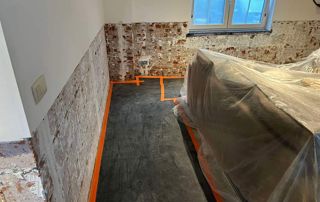 travaux de plafonnage avant