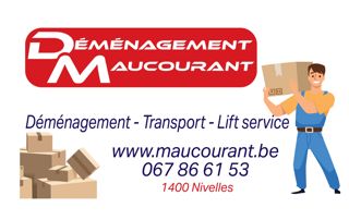 logo déménagement Maucourant à Nivelles