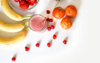 fruits et smoothie