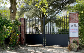 portail grille ajourée