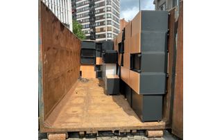 évacuation cartons
