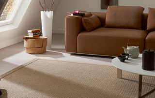 tapis sur mesure dans un salon