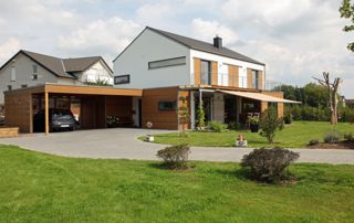 extérieur d'une nouvelle construction